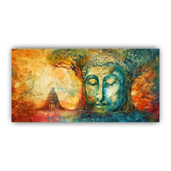 Serenity of Lord Buddha Wall Paintings by Creative Decor