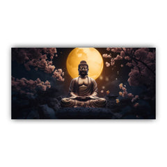 Serenity of Lord Buddha Wall Paintings by Creative Decor