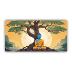 Serenity of Lord Buddha Wall Paintings by Creative Decor