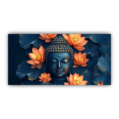 Serenity of Lord Buddha Wall Paintings by Creative Decor