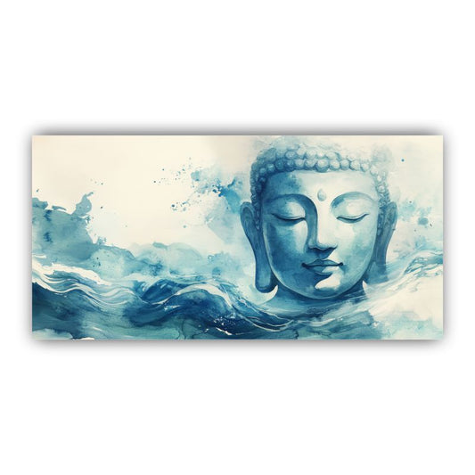 Serenity of Lord Buddha Wall Paintings by Creative Decor