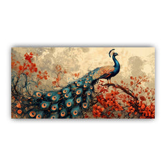 Peacock paintings