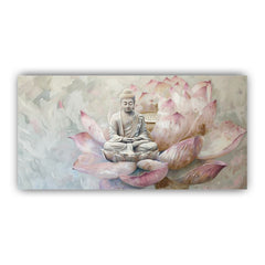 Serenity of Lord Buddha Wall Paintings by Creative Decor