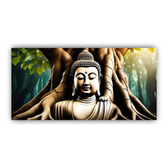 Gautam Buddha Spiritual Wall Art | Peaceful Zen Décor for Home & Office