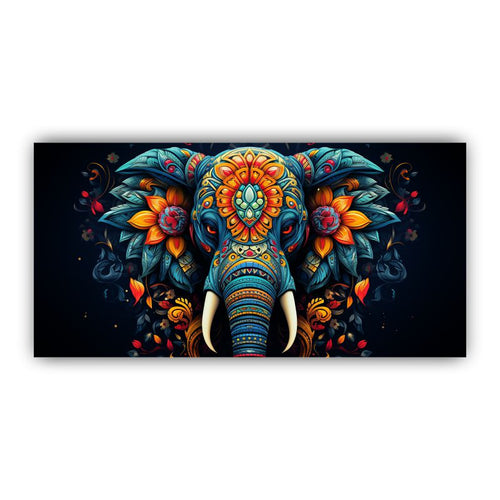 Beautiful Elephant In Abstract