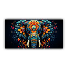 Beautiful Elephant In Abstract