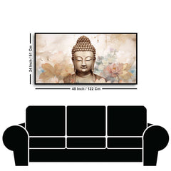 Zen-Inspired Gautam Buddha Painting | Spiritual Decor by Creative Decor