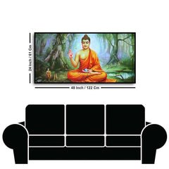 Serenity of Lord Buddha Wall Paintings by Creative Decor