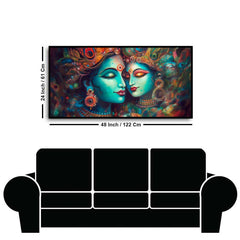 Serene Radha Krishna Painting | Add Tranquility to Your Home by Creative Decor