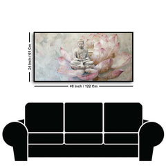 Serenity of Lord Buddha Wall Paintings by Creative Decor