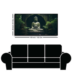 Serenity of Lord Buddha Wall Paintings by Creative Decor