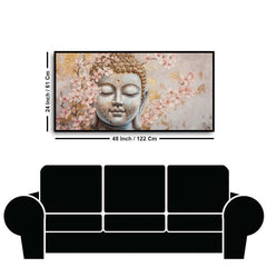 Serenity of Lord Buddha Wall Paintings by Creative Decor