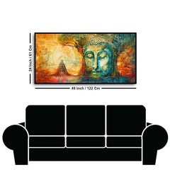 Serenity of Lord Buddha Wall Paintings by Creative Decor