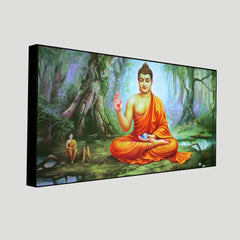 Serenity of Lord Buddha Wall Paintings by Creative Decor