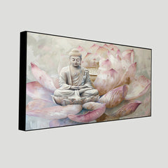 Serenity of Lord Buddha Wall Paintings by Creative Decor