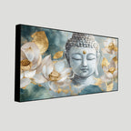 Serenity of Lord Buddha Wall Paintings by Creative Decor