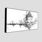 Serenity of Lord Buddha Wall Paintings by Creative Decor