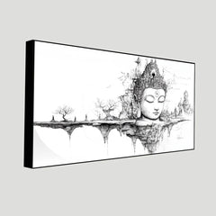 Serenity of Lord Buddha Wall Paintings by Creative Decor