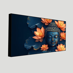 Serenity of Lord Buddha Wall Paintings by Creative Decor