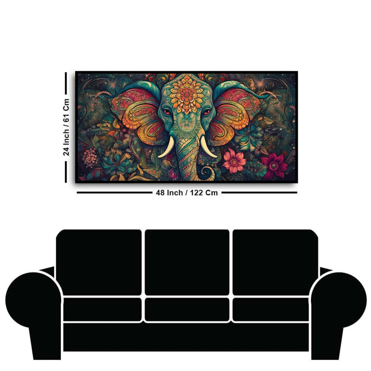 Creative Decor | Infuse Peace with Our Lord Ganesha Spiritual Art