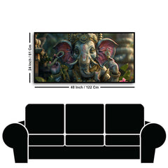 Lord Ganesha Wall Art for Home | Spiritual Paintings by Creative Decor