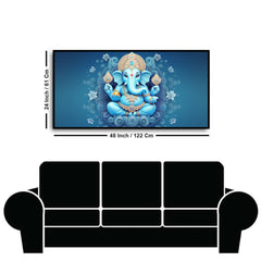 Elegant Lord Ganesha Wall Painting | Spiritual Art for Home Décor