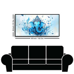 Lord Ganesha Canvas Wall Art | Bring Peace Home with Creative Decor