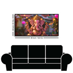 Lord Ganesha Tranquil Wall Painting | Elevate Your Interior by Creative Decor