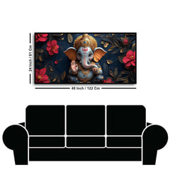 Serene Lord Ganesha Painting | Add Tranquility to Your Home by Creative Decor