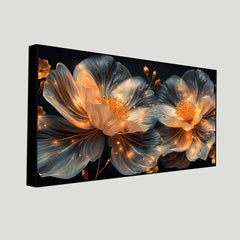 Floral Art Canvas | Stunning Flower Wall Painting for Elegant Home Décor