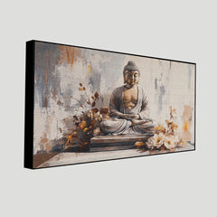 Peaceful Gautam Buddha Spiritual Wall Art | Zen Decor for Tranquil Spaces