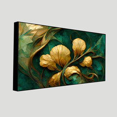 Elegant Floral Wall Painting for Office & Living Room Décor