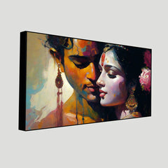 Radha Krishna Canvas Wall Art | Bring Peace Home with Creative Decor