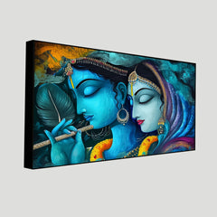 Creative Decor Radha Krishna Painting | Spiritual Serenity for Your Home and Office