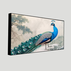 Serene Peacock Painting | Add Tranquility to Your Home by Creative Decor