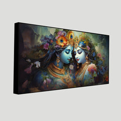 Creative Decor Radha Krishna Wall Painting | Perfect for Meditation Spaces