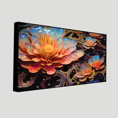 Nature-Inspired Flower Wall Art | Elegant Canvas