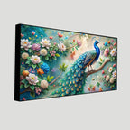 Creative Decor Peacock Painting | Enhance Your Space with Zen Serenity