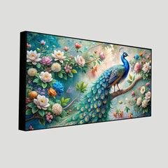 Creative Decor Peacock Painting | Enhance Your Space with Zen Serenity