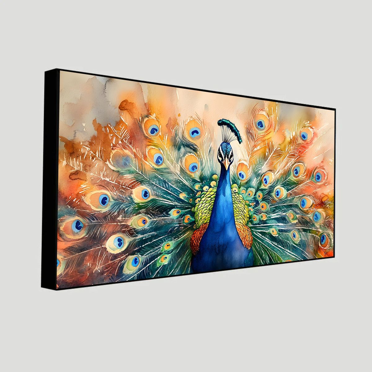 Peacock Tranquil Wall Painting | Elevate Your Interior by Creative Decor