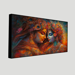 Radha Krishna Wall Art | Enhance Your Space with Creative Deco