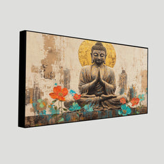 A Calming Gautam Buddha Painting to Enhance Your Living Space | The Art of Zen