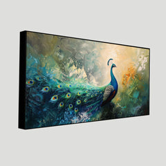 Peacock Wall Painting | Tranquil Home Decor by Creative Decor