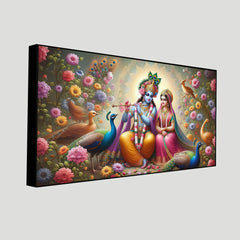 Radha Krishna Spiritual Wall Art | Uplift Your Decor with Creative Decor