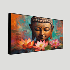 Creative Decor Buddha Wall Painting | Perfect for Meditation Spaces