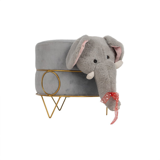 Elephant Cartoon Pouffy