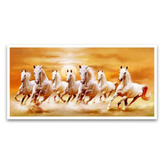 Majestic Equine Beauty Exquisite Running Horses Canvas Painting