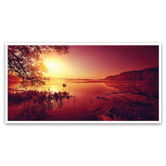 Where the Sun Meets the Water: A Canvas Exploration of Tranquility and Beauty