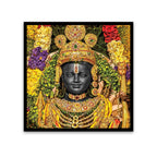 Ram Lalla of Ram Janm Bhoomi Religious Art, Hindu Gods Floating Frame Painting for Living Room, Pooja Ghar, Wall Decoration