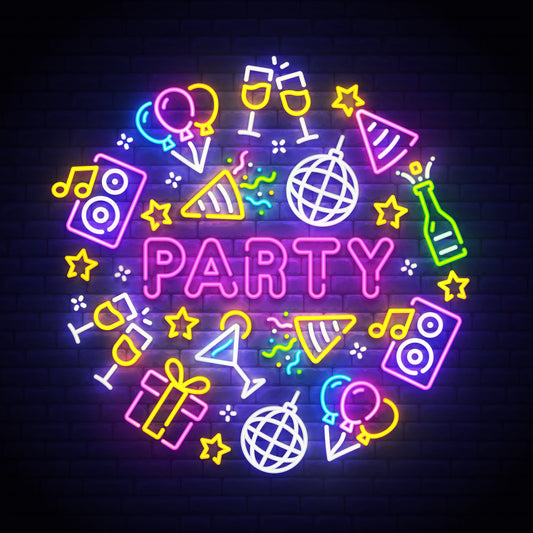 Neon Light Party Set - Vibrant LED Lights for Fun and Festive Atmospheres